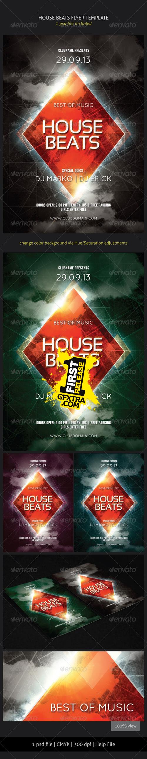 GraphicRiver - House Beats Flyer Template