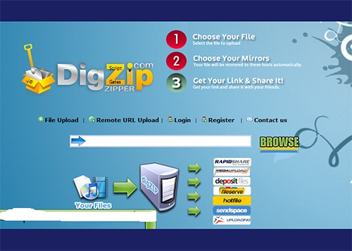 DigZip.Com Clone Script 2013
