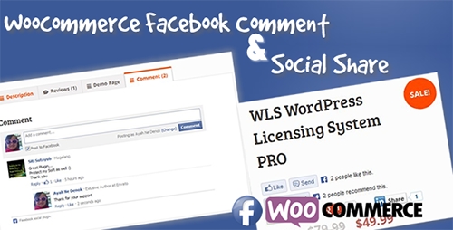 CodeCanyon - Facebook Commenter & Social Share for Woocommerce v1.0.2