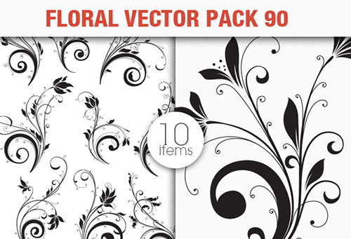 Floral Vector Pack 90