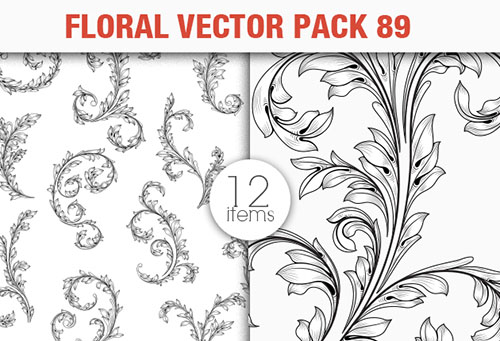 Floral Vector Pack 89