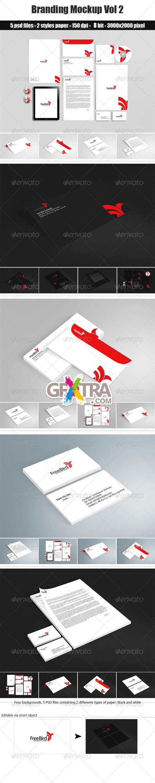 GraphicRiver - Branding / Stationery Mockup Vol 2