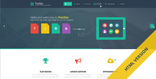 ThemeForest - Flatible - Single Page HTML5 Template - RIP