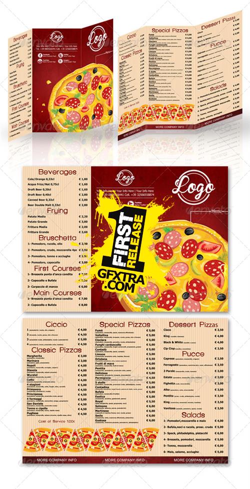 GraphicRiver - Pizza Menu Grunge Style