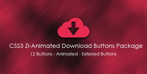CodeCanyon - CSS3 Zi-Animated Download Buttons Package v1.0
