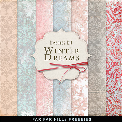Textures - Winter Dreams Backgrounds 2013