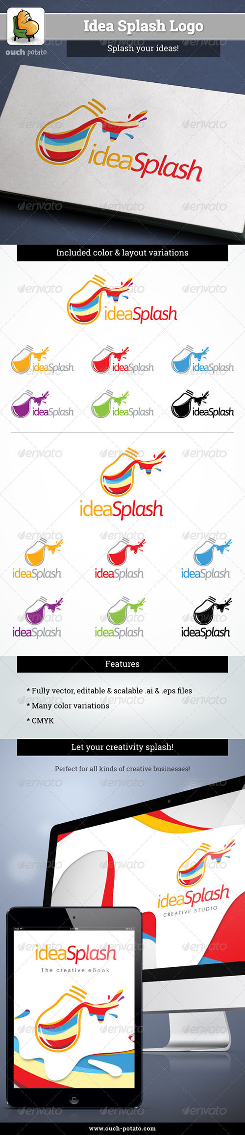 GraphicRiver - Idea Splash Logo 2844181