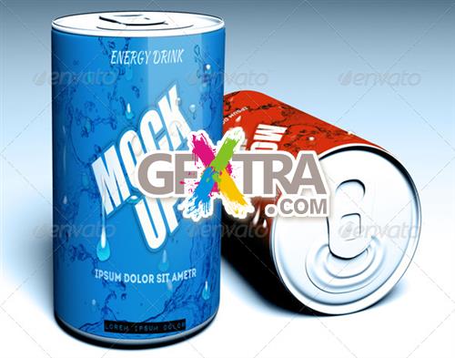 GraphicRiver - Energy Drink Mock-Up