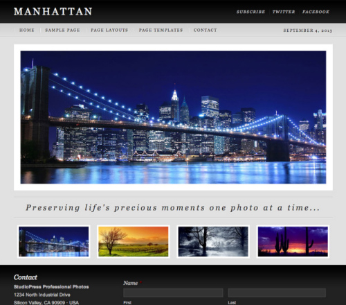 StudioPress - Manhattan v1.0 - WordPress Theme