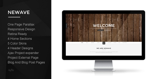 ThemeForest - Newave - Responsive One Page Parallax Template - RIP