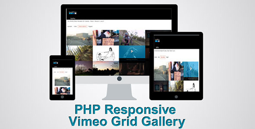 CodeCanyon - Responsive PHP Vimeo Grid Gallery - RIP