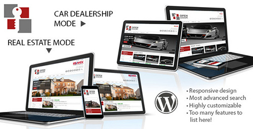 ThemeForest - OpenDoor v3.3 - Responsive Real Estate and Car Dealership