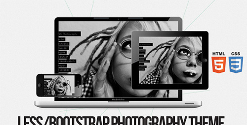ThemeForest - 2k - One-Page LESS/Bootstrap Photography, Portfolio Template - RIP