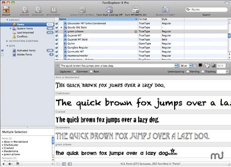 FontExplorer X Pro 4.0.2 (Mac OS X)