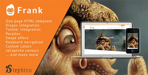 ThemeForest - Frank - Responsive One Page HTML - RIP