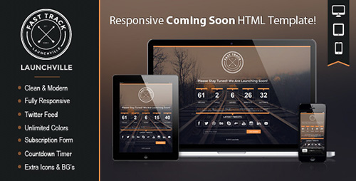 ThemeForest - Launchville - Responsive Coming Soon HTML Template - RIP
