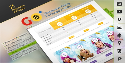 CodeCanyon - Go v2.1 - Responsive Pricing & Compare Tables for WP