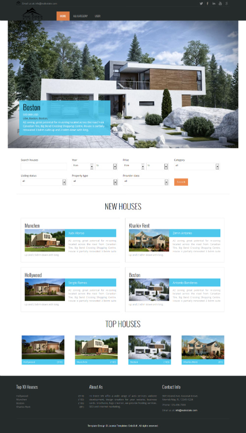 OrdaSvit - Real Estate - Template For Joomla 3.1