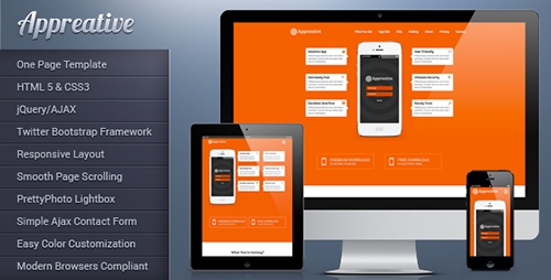 ThemeForest - Appreative Responsive Landing Page Template - RIP