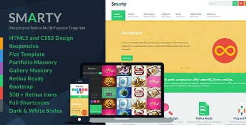 ThemeForest - Smarty - Responsive HTML5 Template - RIP