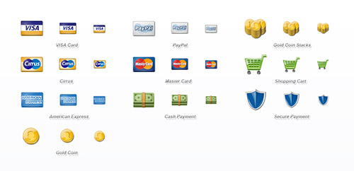10 Payment Icons Set