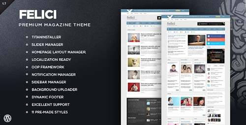 ThemeForest - Felici v1.7 - WordPress Magazine Theme