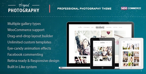 ThemeForest - Tripod v1.8 - Professional WordPress Photography Theme