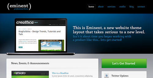 ThemeForest - Eminent (HTML), an ultra clean & professional site - RIP
