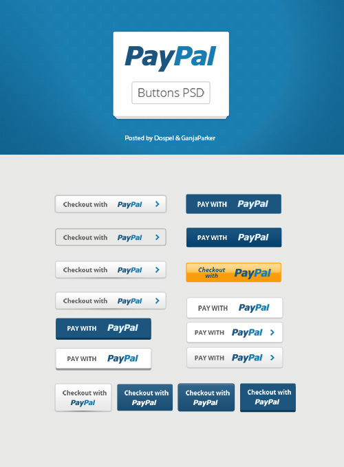 PSD Web Design - Beautiful Paypal Buttons