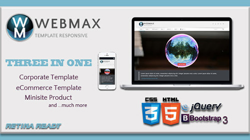 Mojo-Themes - WebMax HTML5/CSS3 Responsive Template Retina Ready - RIP