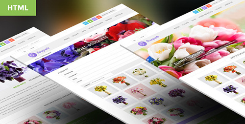 ThemeForest - Bouquets - Responsive HTML5 eCommerce Template - RIP