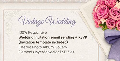 ThemeForest - Vintage Wedding v1.3 - WordPress Theme