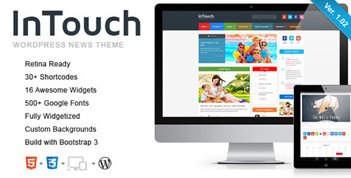 ThemeForest - InTouch v1.0.2 - Retina Responsive WordPress News Theme