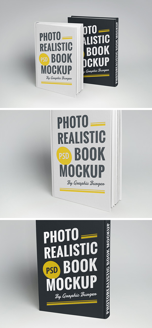 PSD Source - Hardcover Book MockUp