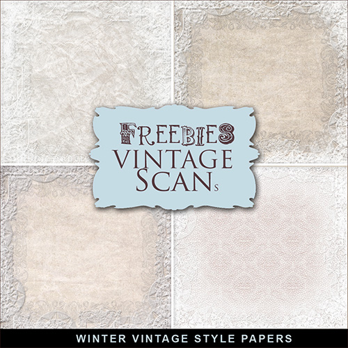 Textures - Winter Vintage Papers