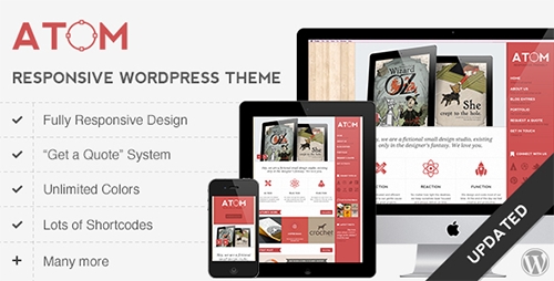 ThemeForest - Atom v4.0 - A Design Studio Full Resposive WordPress