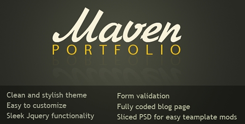 ThemeForest - Maven - Portfolio - RIP