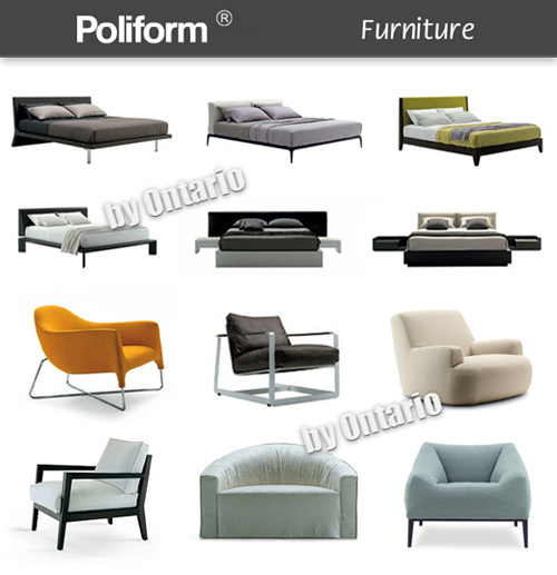 3D models of Furniture Poliform