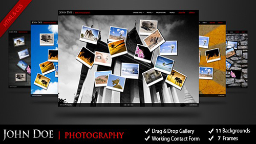 Mojo-Themes - Drag & Drop Photography Gallery Template - RIP