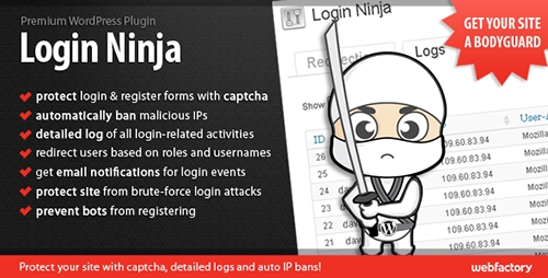 CodeCanyon - Login Ninja v1.50 - WordPress Plugin
