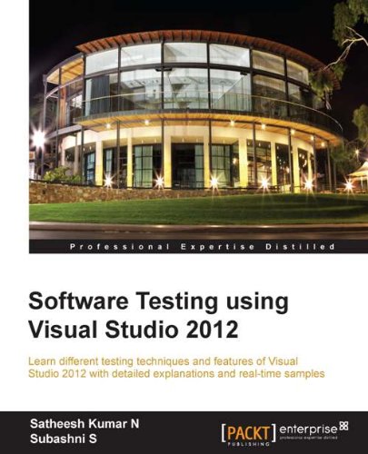 Software Testing using Visual Studio 2012 (EPUB+PDF)