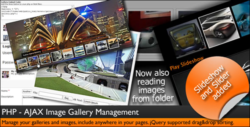 CodeCanyon - PHP - AJAX Image Gallery Management v1.6