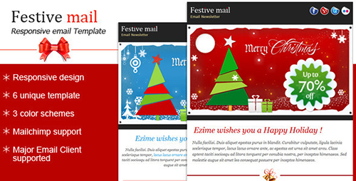 ThemeForest - Festive2 - Christmas Newsletter Template - RIP