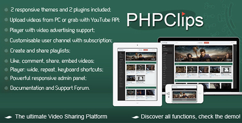 CodeCanyon - PHPClips - Video Sharing Platform - RIP