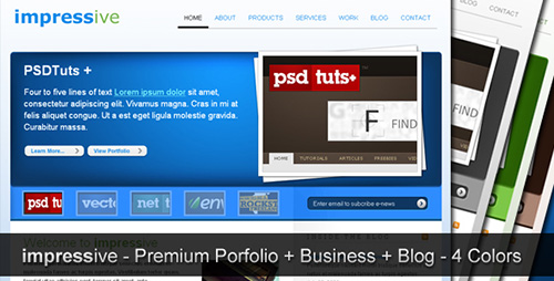 ThemeForest - impressive - premium portfolio + business + blog - RIP