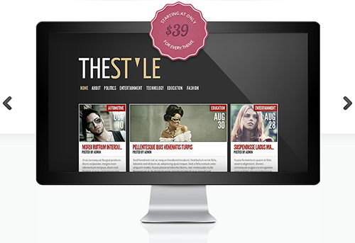 ElegantThemes - TheStyle v3.9 - WordPress Theme