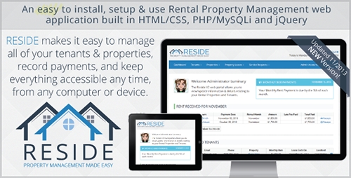 CodeCanyon - Reside Rental Property Management v2