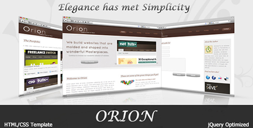 ThemeForest - Orion | Elegant portfolio Template - RIP