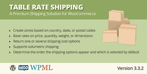 CodeCanyon - Table Rate Shipping v3.3.1 for WooCommerce 
