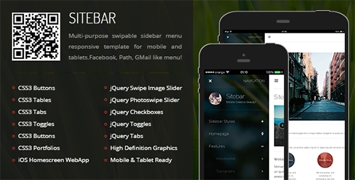 ThemeForest - Sitebar | Mobile & Tablet Responsive Template - RIP